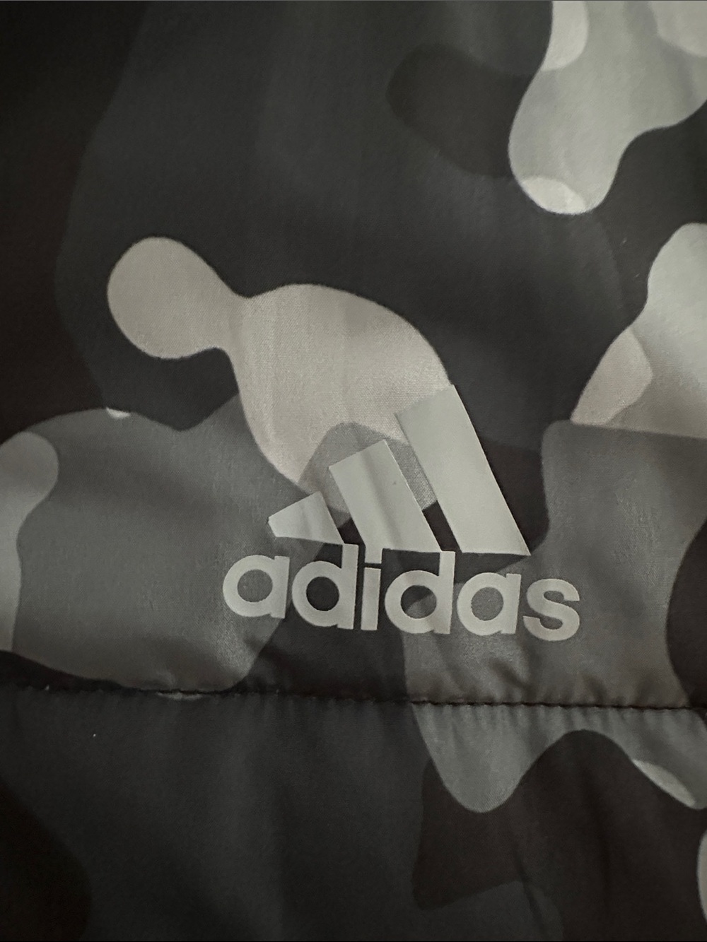 Adidas Puffer Zip Up Hoodie Jacket Size XL camouflage - Picture 5 of 8